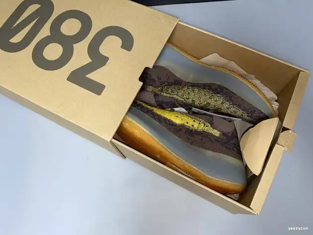 ADIDAS FZ4982 YEEZY 380 GOLD NON-REFLECTIVE 'COFFEE BOOST 0512